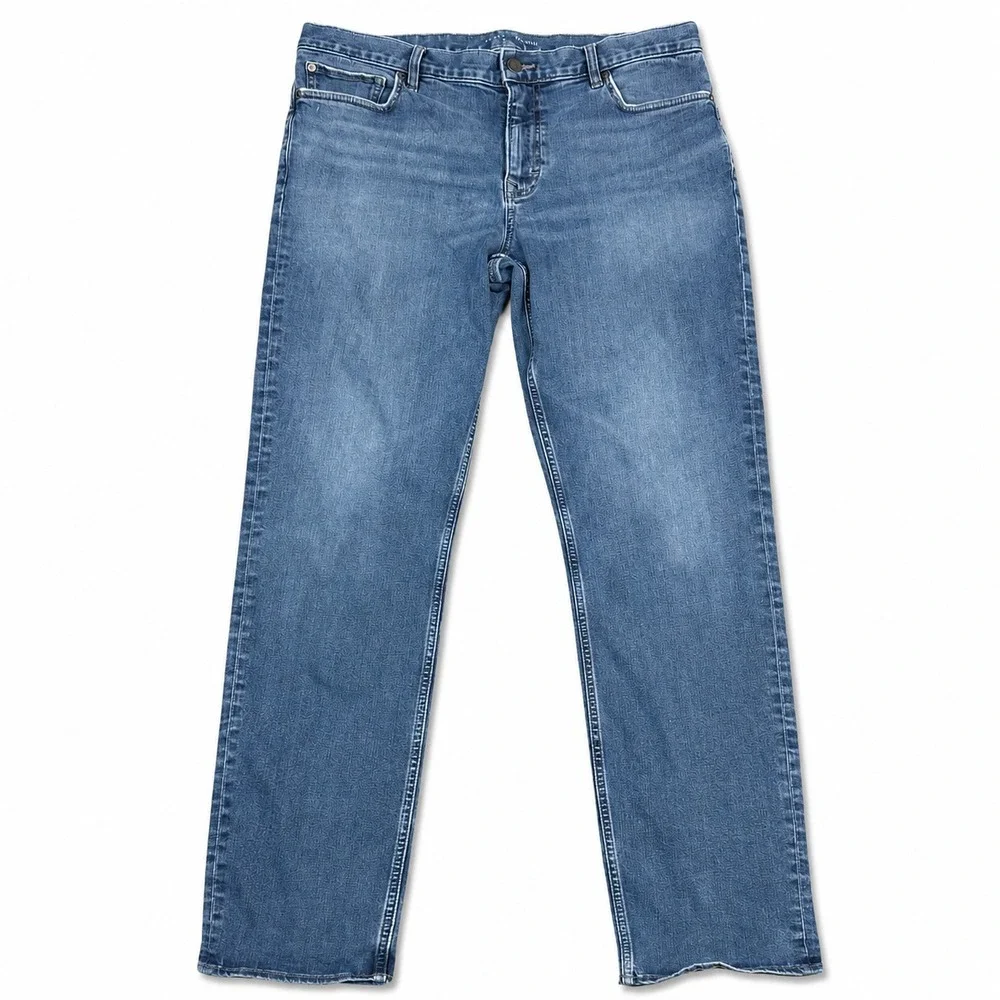 Banana Republic Men's Jeans Slim Fit Size 36x34 Blue Denim Pants FLAW